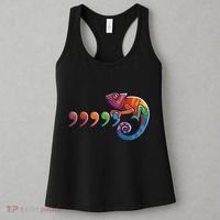 Comma Chameleon Funny 80S Throwback The Original Women's Tank Top thumb 3