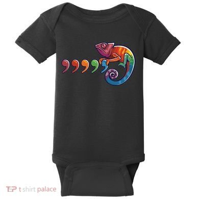 Comma Chameleon Funny 80S Throwback The Original Baby Bodysuit