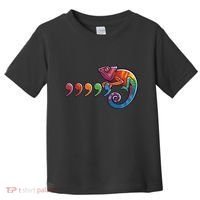 Comma Chameleon Funny 80S Throwback The Original Toddler T-Shirt thumb 0