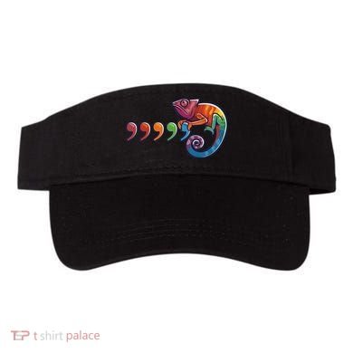 Comma Chameleon Funny 80S Throwback The Original Visor