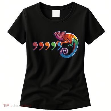 Comma Chameleon Funny 80S Throwback The Original Women's T-Shirt