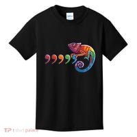 Comma Chameleon Funny 80S Throwback The Original Kids T-Shirt thumb 0
