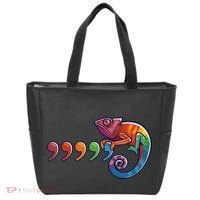 Comma Chameleon Funny 80S Throwback The Original Tote Bag thumb 0