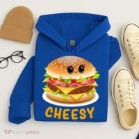 Cheesy Cute Funny Cheese Burger Food Pun Tee Gift Hoodie thumb 4