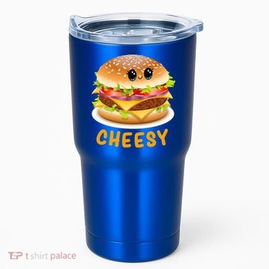 Cheesy Cute Funny Cheese Burger Food Pun Tee Gift Tumbler