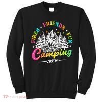 Camping Crew Fires Friends Fun Summer Vibes Camper  Sweatshirt thumb 0