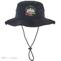 Camping Crew Fires Friends Fun Summer Vibes Camper  Bucket Hat thumb 0
