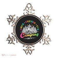 Camping Crew Fires Friends Fun Summer Vibes Camper  Ornament thumb 0