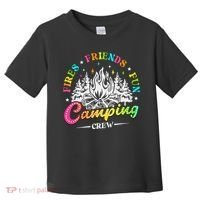 Camping Crew Fires Friends Fun Summer Vibes Camper  Toddler T-Shirt thumb 0