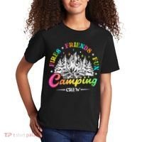 Camping Crew Fires Friends Fun Summer Vibes Camper  Kids T-Shirt thumb 2