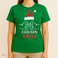 Cousin Crew Family Matching Christmas Gift Xmas T-Shirt thumb 4