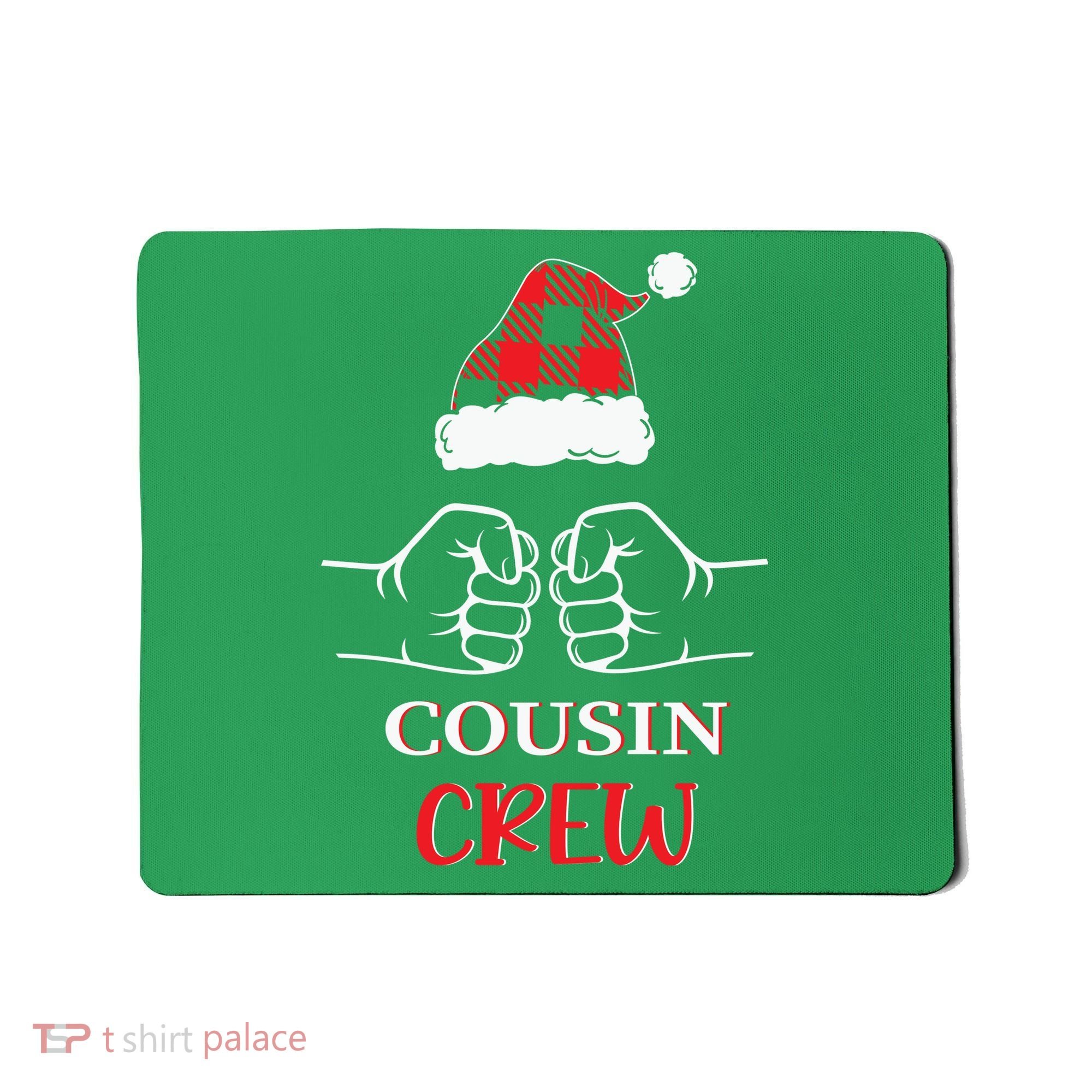 Cousin Crew Family Matching Christmas Gift Xmas Mousepad