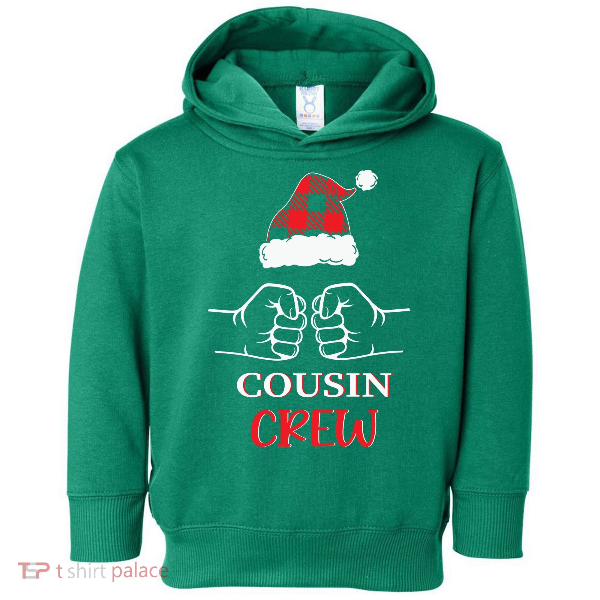 Cousin Crew Family Matching Christmas Gift Xmas Toddler Hoodie