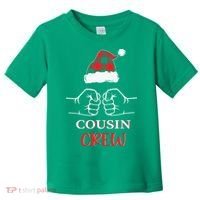 Cousin Crew Family Matching Christmas Gift Xmas Toddler T-Shirt thumb 0