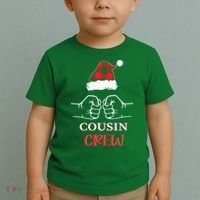 Cousin Crew Family Matching Christmas Gift Xmas Toddler T-Shirt thumb 2