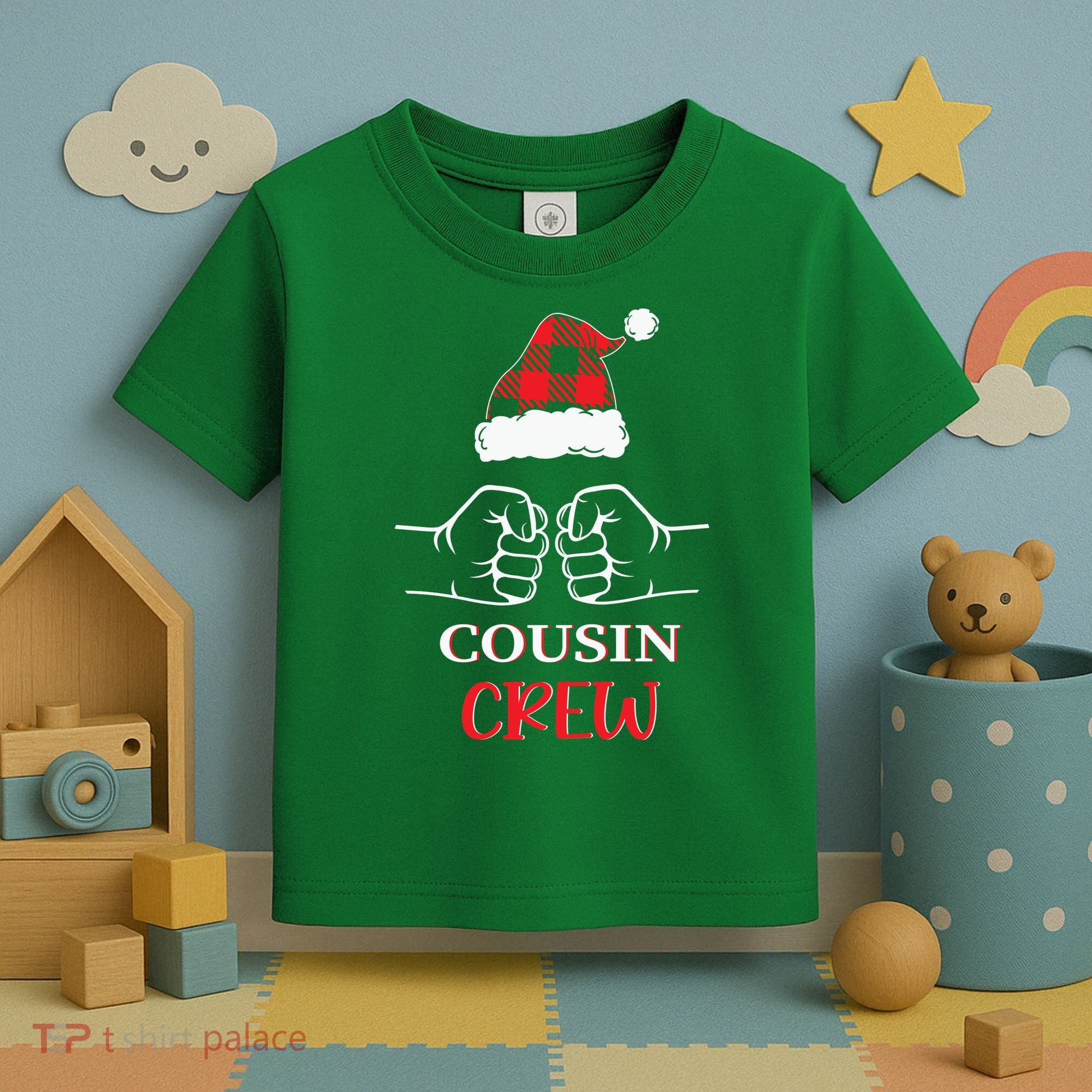 Cousin Crew Family Matching Christmas Gift Xmas Toddler T-Shirt