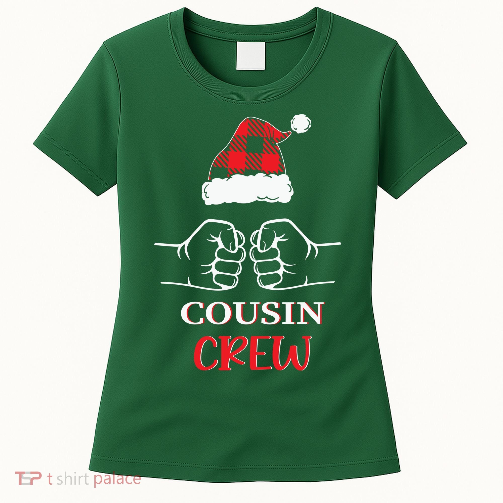 Cousin Crew Family Matching Christmas Gift Xmas Women's T-Shirt