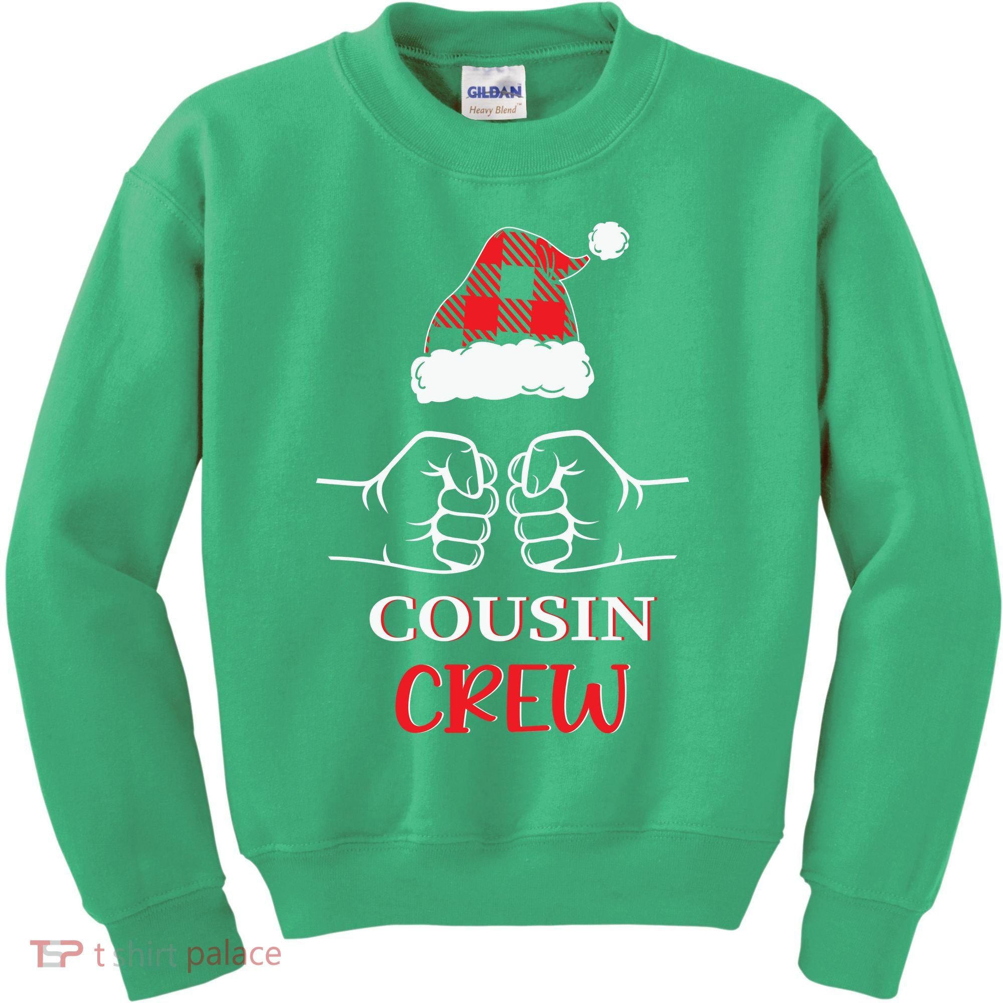 Cousin Crew Family Matching Christmas Gift Xmas Kids Sweatshirt
