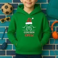 Cousin Crew Family Matching Christmas Gift Xmas Kids Hoodie thumb 2