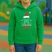 Cousin Crew Family Matching Christmas Gift Xmas Kids Hoodie thumb 3