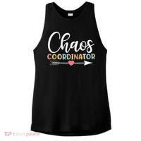 Chaos Coordinator funny quote Ladies PosiCharge Tri-Blend Wicking Tank thumb 0
