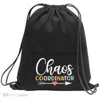 Chaos Coordinator funny quote Sweatshirt Cinch Pack Bag thumb 0