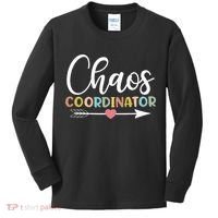 Chaos Coordinator funny quote Kids Long Sleeve Shirt thumb 0