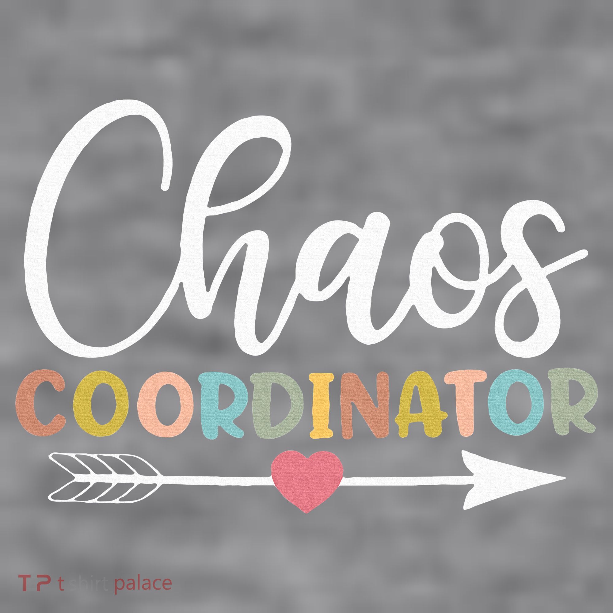 Chaos Coordinator funny quote Women's Racerback Cropped Tank