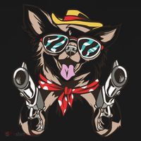 Cow Chihuahua Fun Western Style Gift Backpack thumb 2