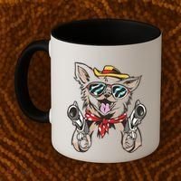 Cow Chihuahua Fun Western Style Gift Coffee Mug thumb 2