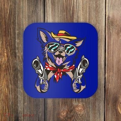 Cow Chihuahua Fun Western Style Gift Coaster