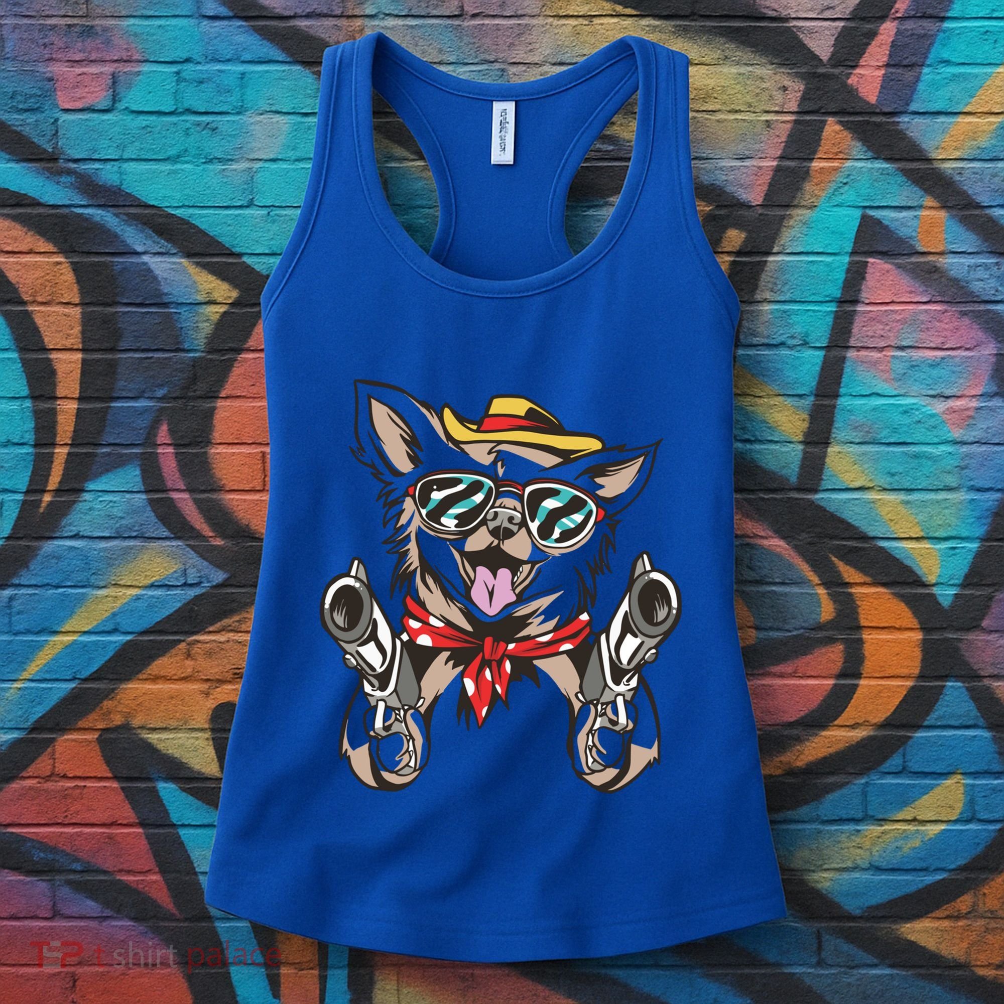 Cow Chihuahua Fun Western Style Gift Women's Tank Top