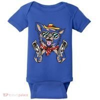 Cow Chihuahua Fun Western Style Gift Baby Bodysuit thumb 0