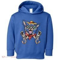 Cow Chihuahua Fun Western Style Gift Toddler Hoodie thumb 0