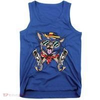 Cow Chihuahua Fun Western Style Gift Tank Top thumb 0