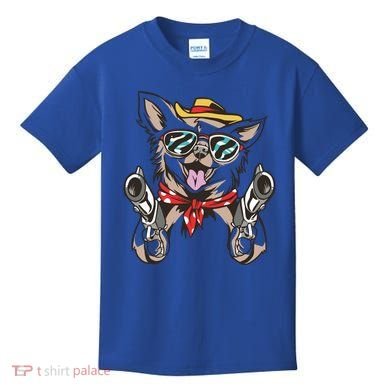 Cow Chihuahua Fun Western Style Gift Kids T-Shirt