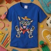Cow Chihuahua Fun Western Style Gift Kids T-Shirt thumb 3