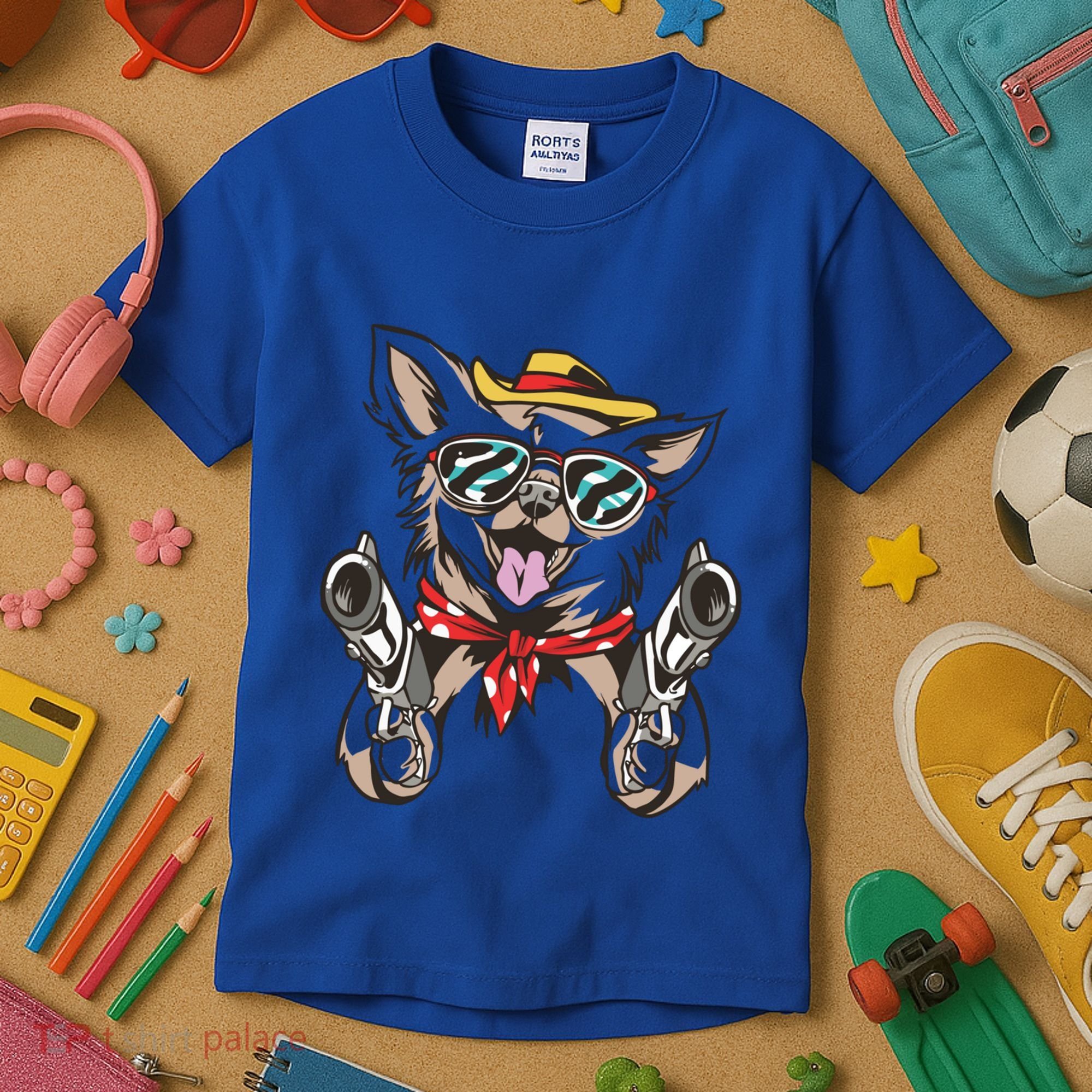 Cow Chihuahua Fun Western Style Gift Kids T-Shirt