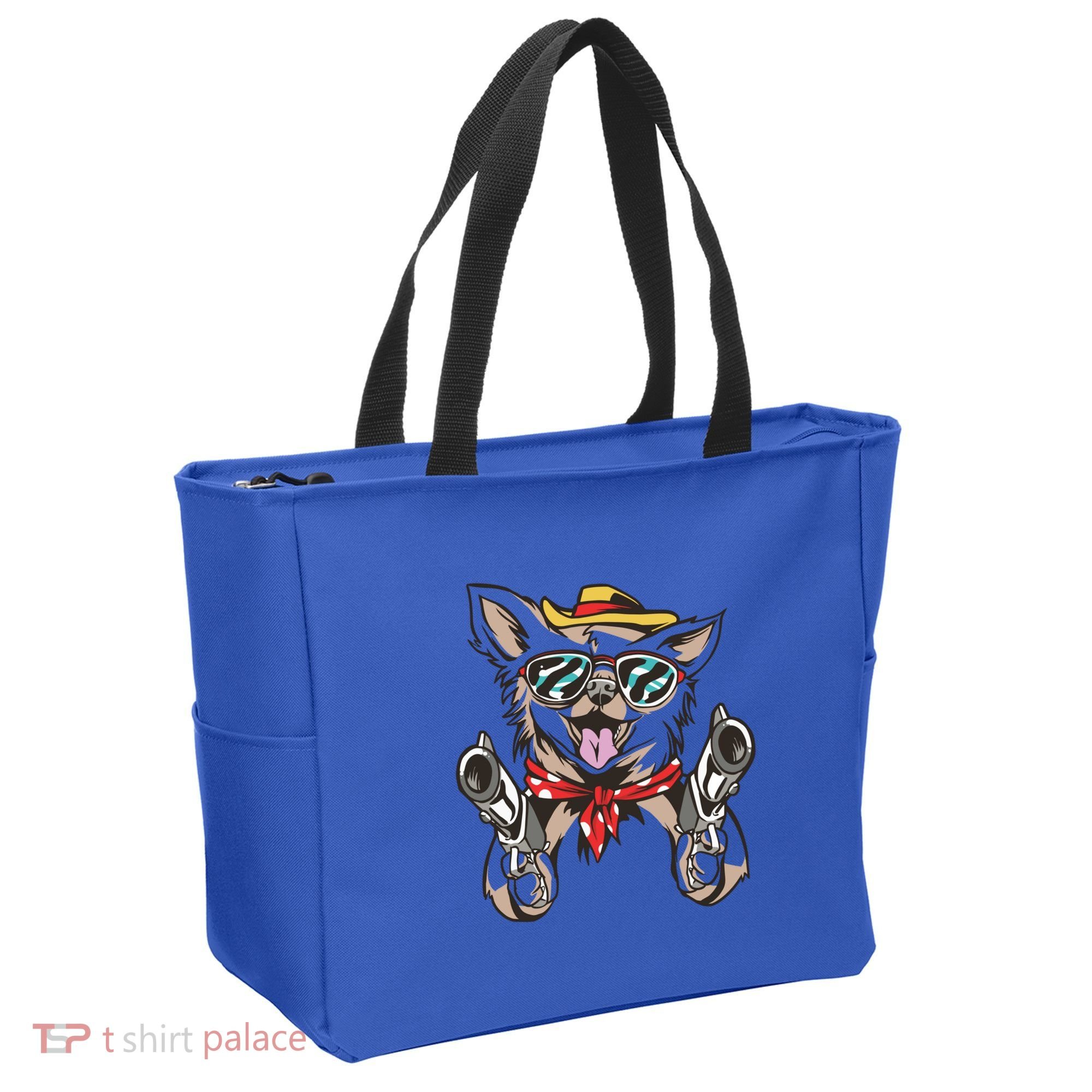 Cow Chihuahua Fun Western Style Gift Tote Bag