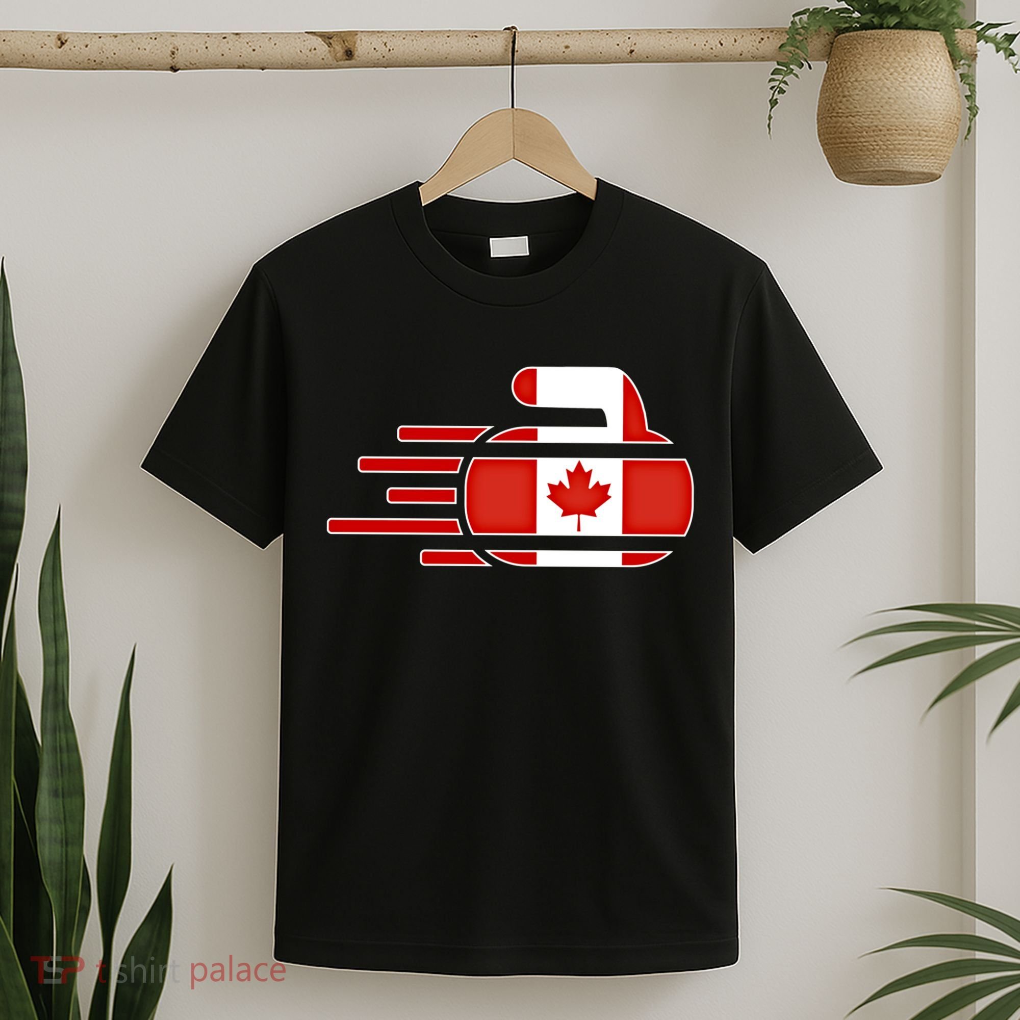 Canada Curling Fans Jersey Canadian Curlers Winter Sports Gift T-Shirt