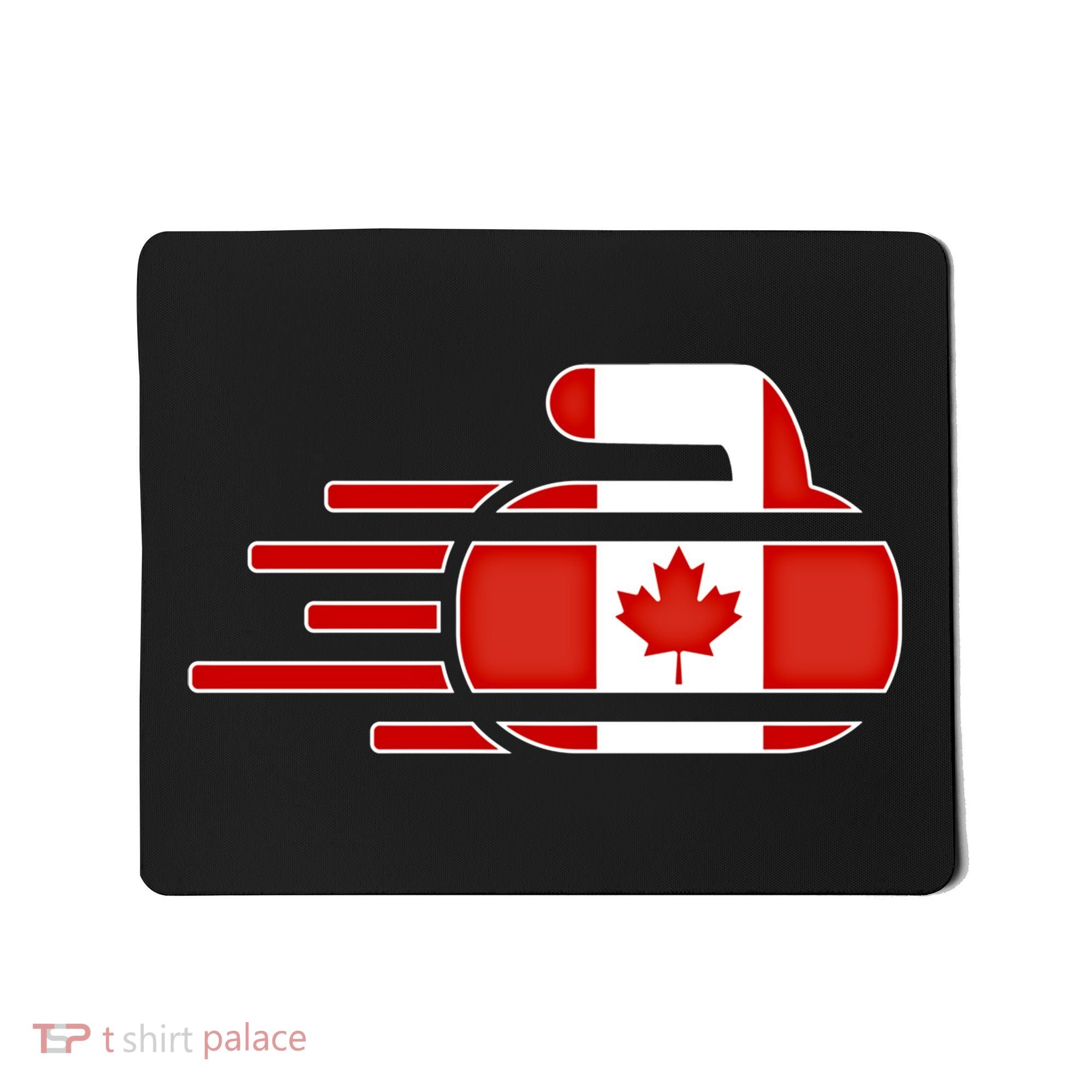 Canada Curling Fans Jersey Canadian Curlers Winter Sports Gift Mousepad