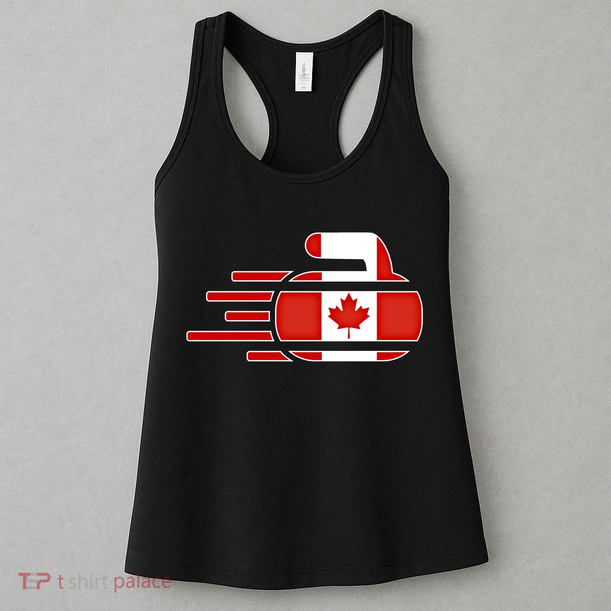 Canada Curling Fans Jersey Canadian Curlers Winter Sports Gift Women's Tank Top