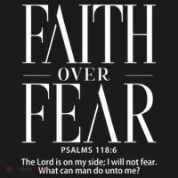 Christian Christianity Faith Over Fear Women's Hoodie thumb 2