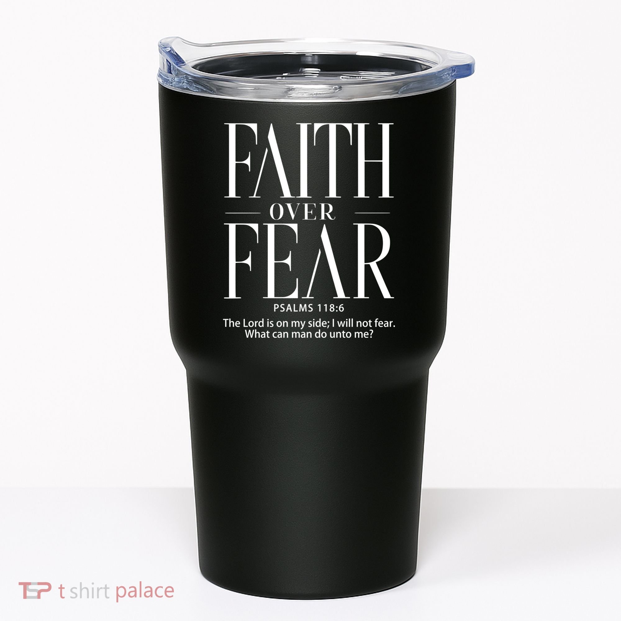 Christian Christianity Faith Over Fear Tumbler