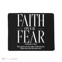 Christian Christianity Faith Over Fear Mousepad thumb 0