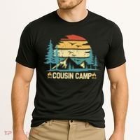 Cousin Camp Friends Summer Family Camping Vacation Cooling Performance Crew T-Shirt thumb 2
