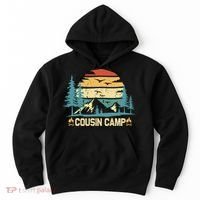 Cousin Camp Friends Summer Family Camping Vacation Hoodie thumb 0