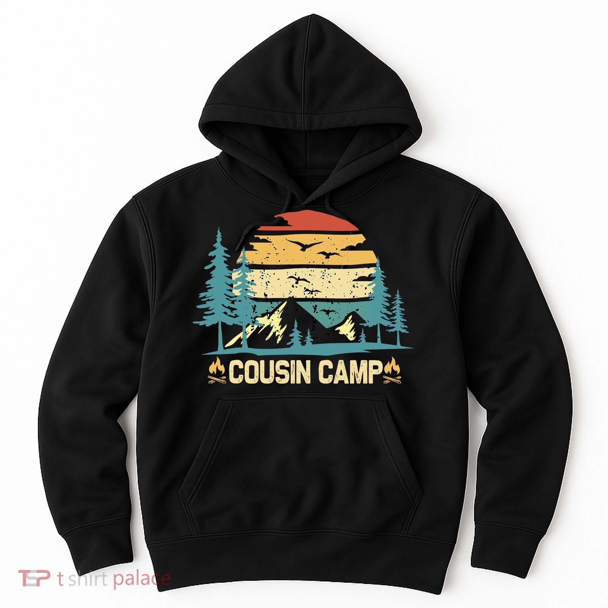 Cousin Camp Friends Summer Family Camping Vacation Hoodie