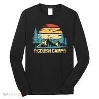 Cousin Camp Friends Summer Family Camping Vacation Long Sleeve Shirt thumb 0