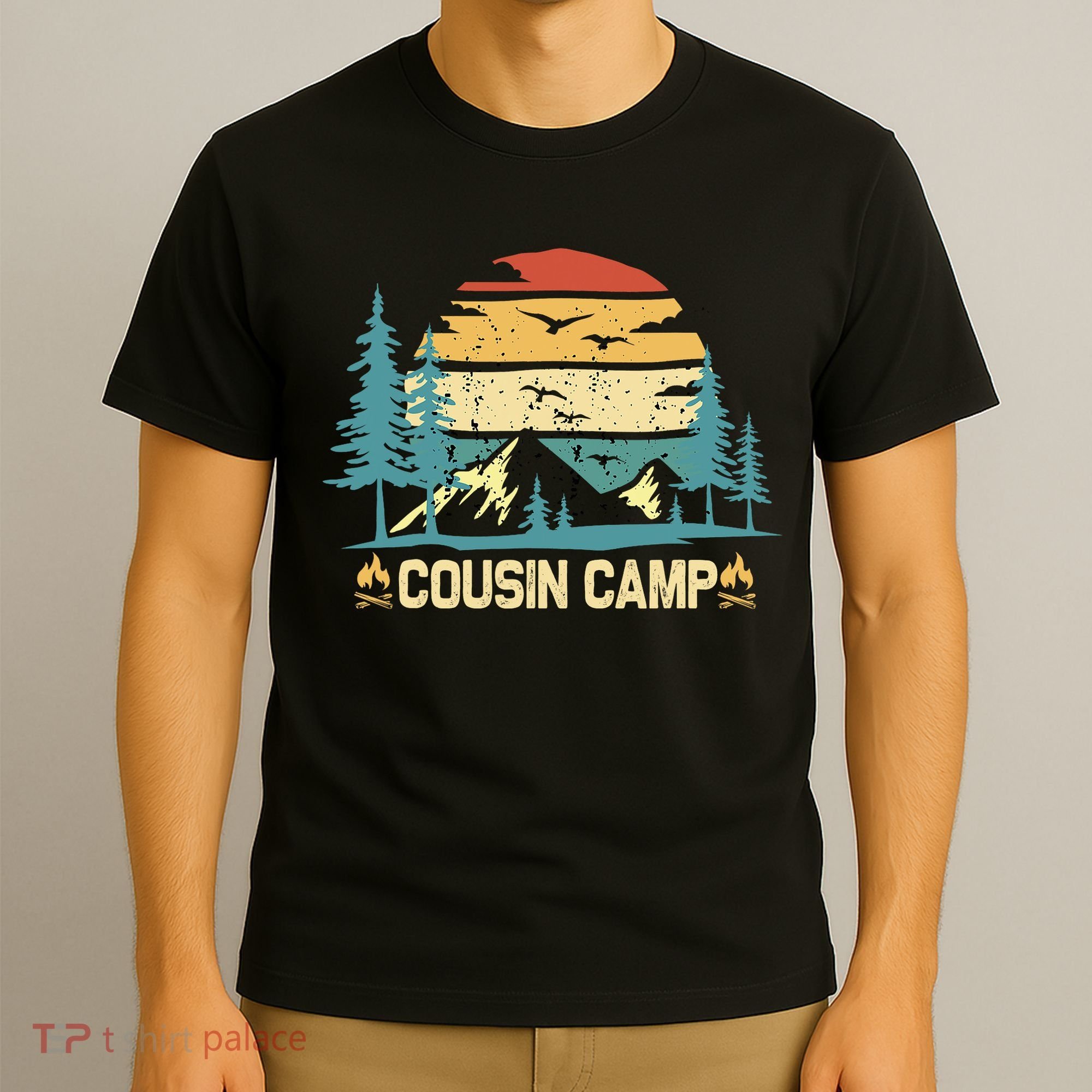 Cousin Camp Friends Summer Family Camping Vacation T-Shirt